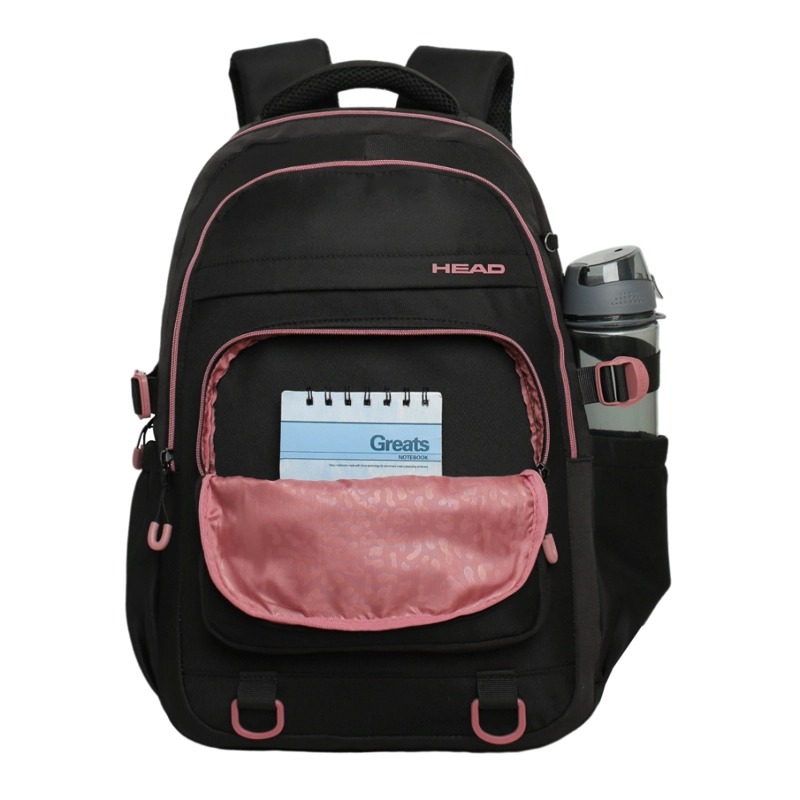 MOCHILA MUJER UTOPIA SPORT NEGRO ROSADO HEAD - 2