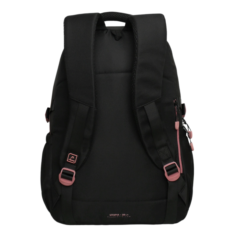 MOCHILA MUJER UTOPIA SPORT NEGRO ROSADO HEAD - 6