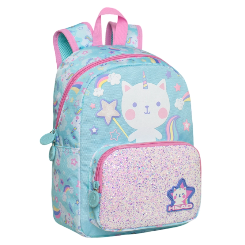 MOCHILA INFANTIL NIÑA POP GATICORNIO MENTA HEAD - 1