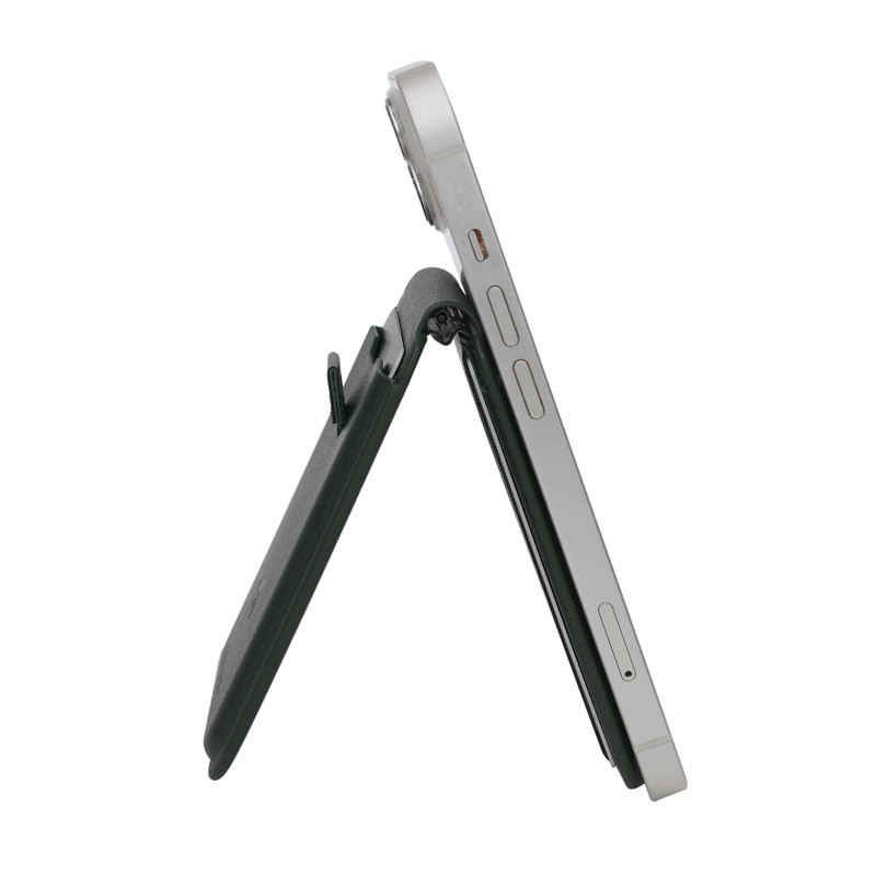 BILLETERA TARJETERO MAGNE TICO VANTAGE PREMIUM VERDE HEAD - 7