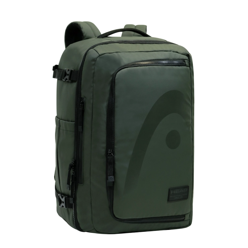 MOCHILA DE VIAJE AROUND REVERSE VERDE MILITAR CALIDAD HEAD - 1