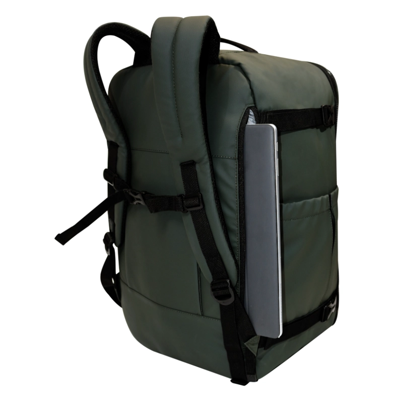 MOCHILA DE VIAJE AROUND REVERSE VERDE MILITAR CALIDAD HEAD - 5