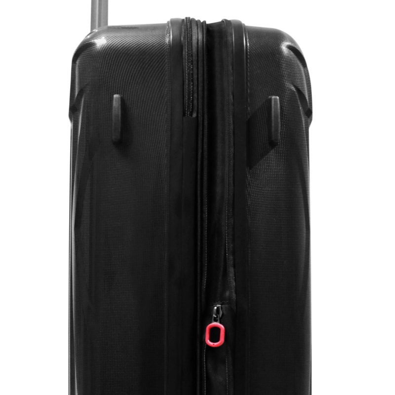MALETA ARUBA M EXPANDIBLE TSA NEGRO ANTIRAYADO HEAD - 5