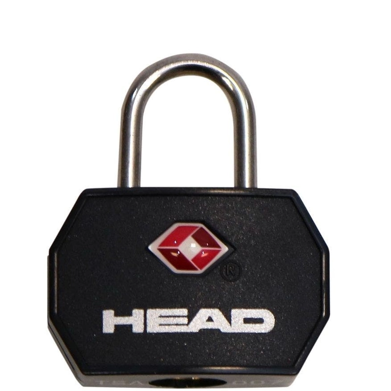 CANDADO TSA CON LLAVE NEGRO HEAD - 2