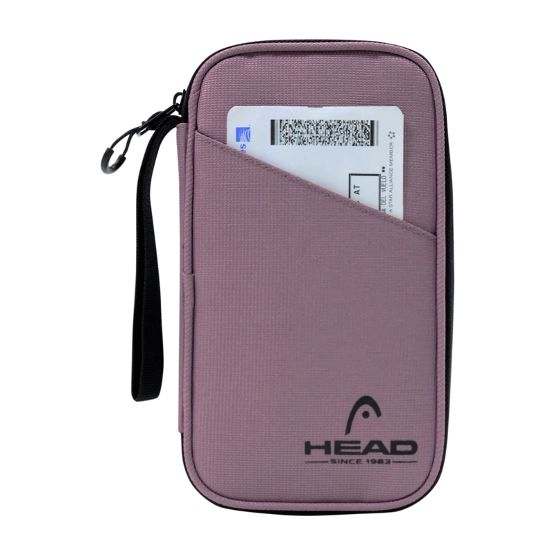 PORTA PASAPORTE ORGANIZADOR DOCUMENTOS MILES ROSADO HEAD - 3
