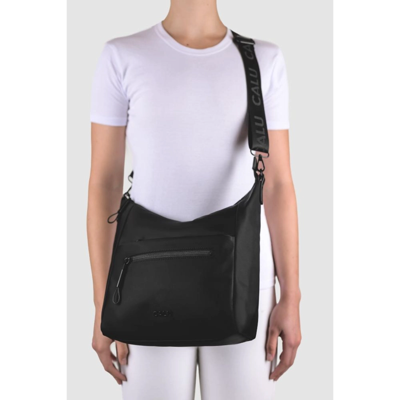 CARTERA BANDOLERA GRAN TAMAÑO MADISON NEGRO CALU - 7