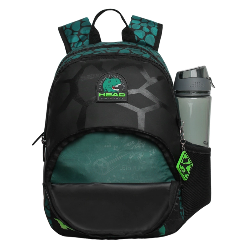 MOCHILA INFANTIL NIÑO GUM DINO STONE VERDE HEAD - 3
