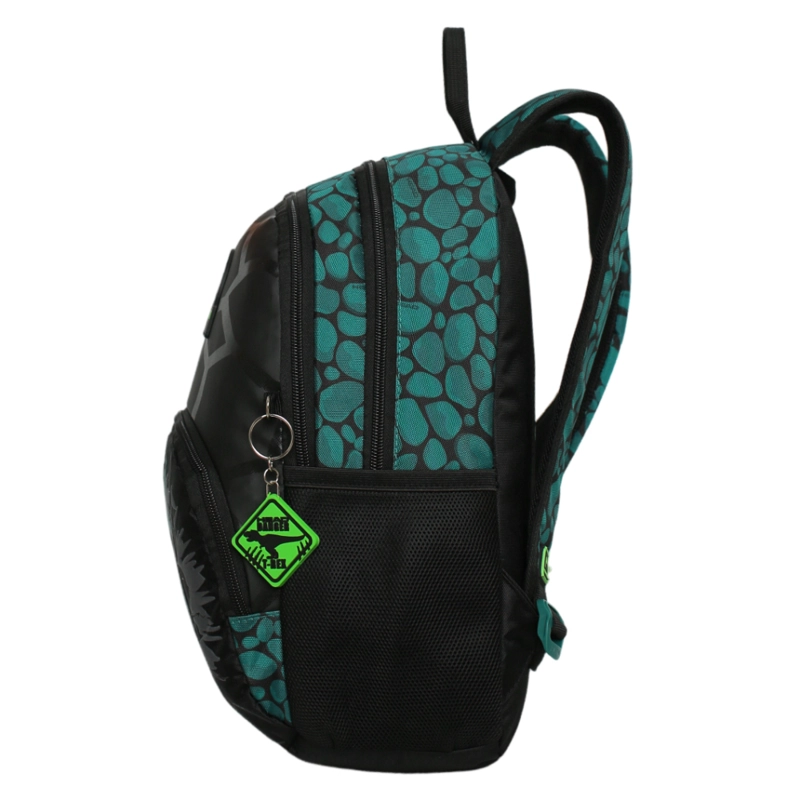 MOCHILA INFANTIL NIÑO GUM DINO STONE VERDE HEAD - 4