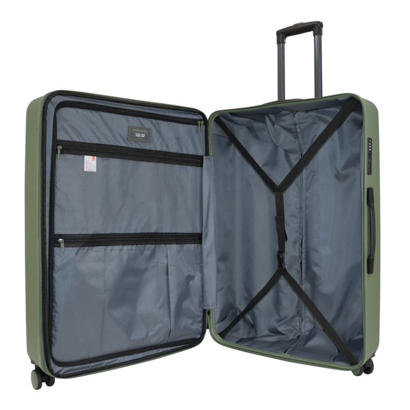 MALETA TORONTO XL EXPANDIBLE Y TSA VERDE OLIVO HEAD - 3
