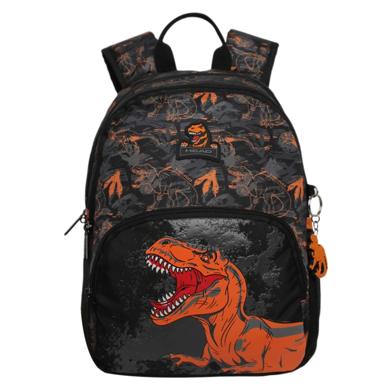 MOCHILA INFANTIL NIÑO GUM CAMO DINO NARANJO HEAD - 2