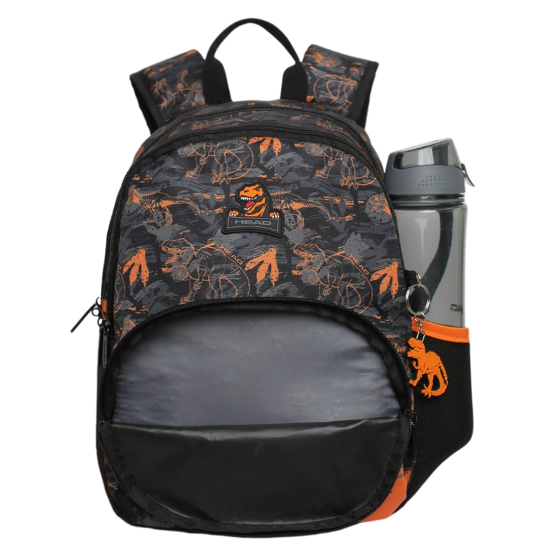 MOCHILA INFANTIL NIÑO GUM CAMO DINO NARANJO HEAD - 3
