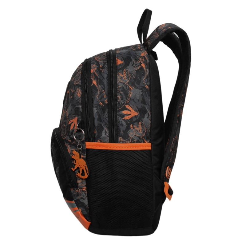 MOCHILA INFANTIL NIÑO GUM CAMO DINO NARANJO HEAD - 4