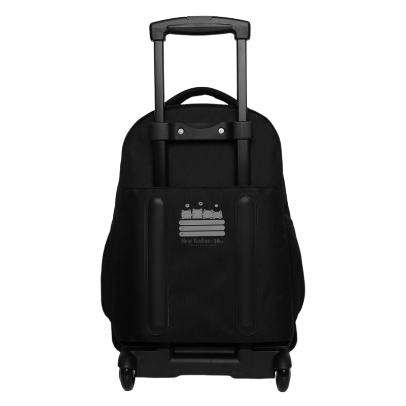 MOCHILA CON RUEDAS INFANTIL NIÑA NEW KODIAC CAT NEGRO HEAD - 4