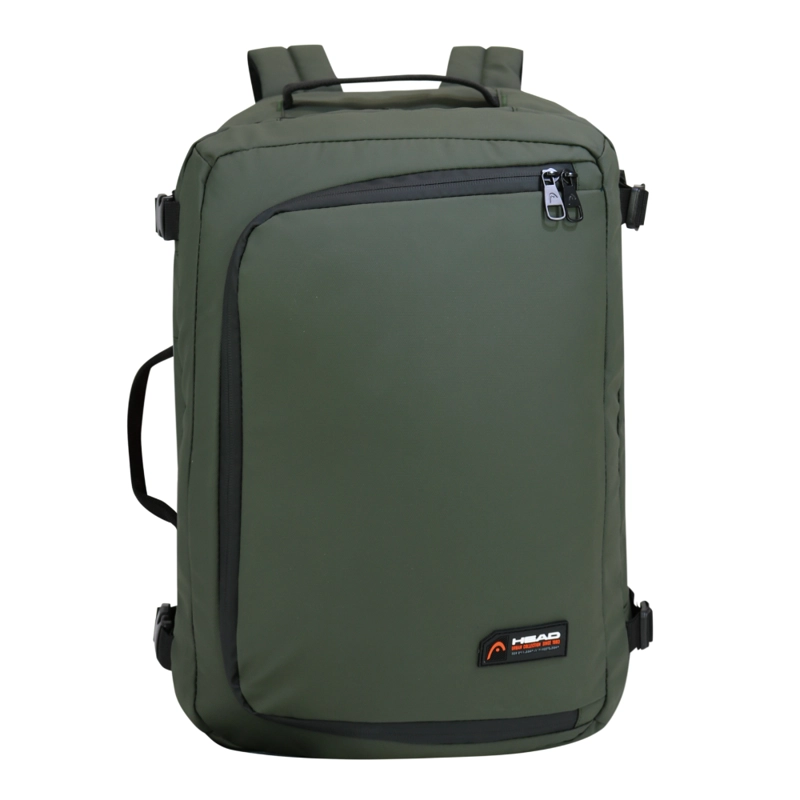 MOCHILA DE VIAJE TRAVELER ENGOMADA NEW REVERSE VERDE HEAD - 2