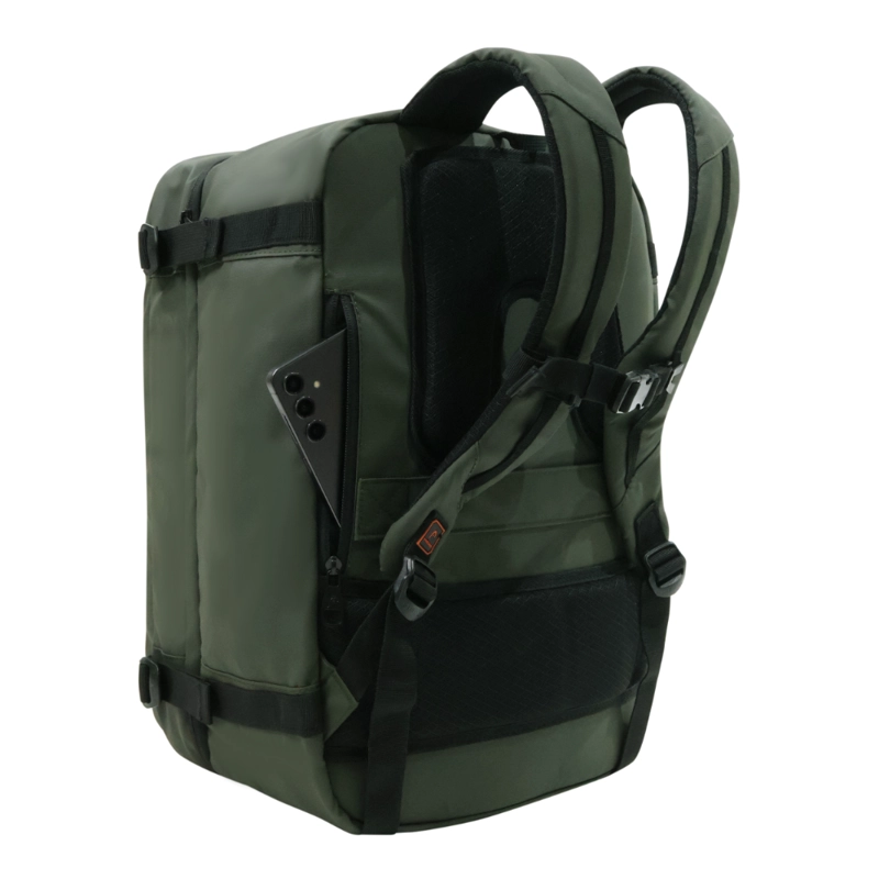 MOCHILA DE VIAJE TRAVELER ENGOMADA NEW REVERSE VERDE HEAD - 5