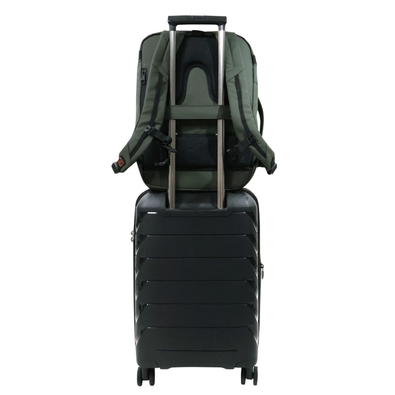 MOCHILA DE VIAJE TRAVELER ENGOMADA NEW REVERSE VERDE HEAD - 6