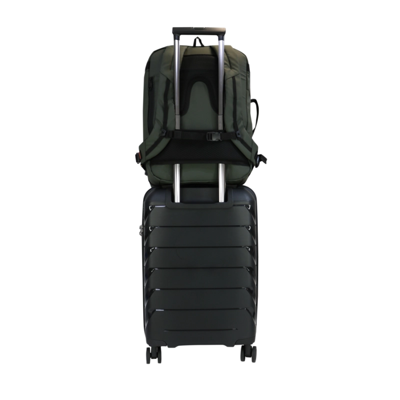 MOCHILA DE VIAJE TRAVELER ENGOMADA NEW REVERSE VERDE HEAD - 8
