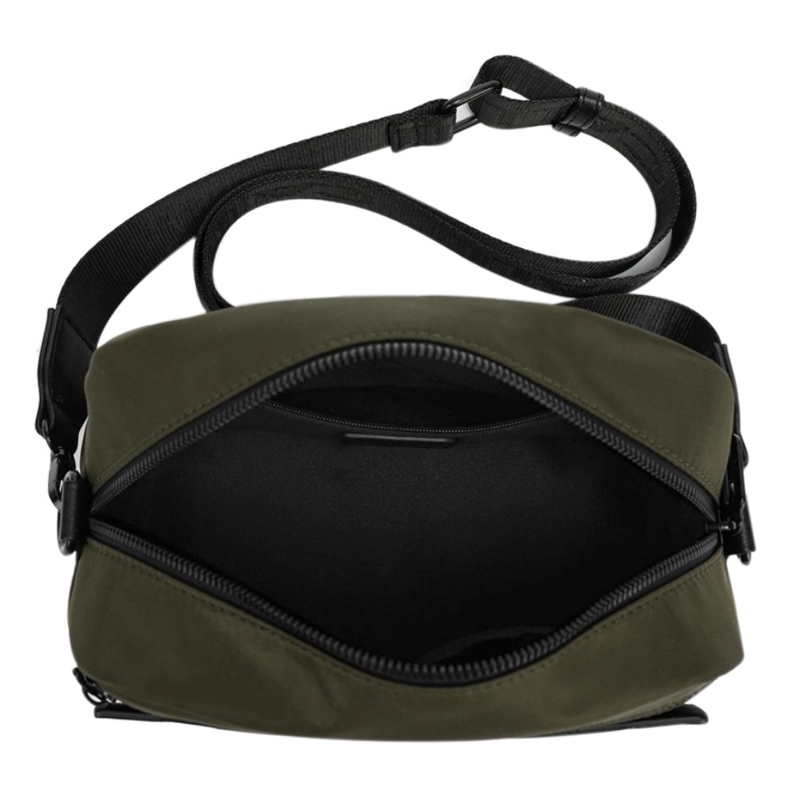 CARTERA BANDOLERA PEQUEÑA EVA VERDE MILITAR CALU - 4