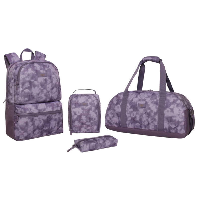 PACK ATOMICO ESCOLAR MUJER TIE DYE LILA HEAD - 1