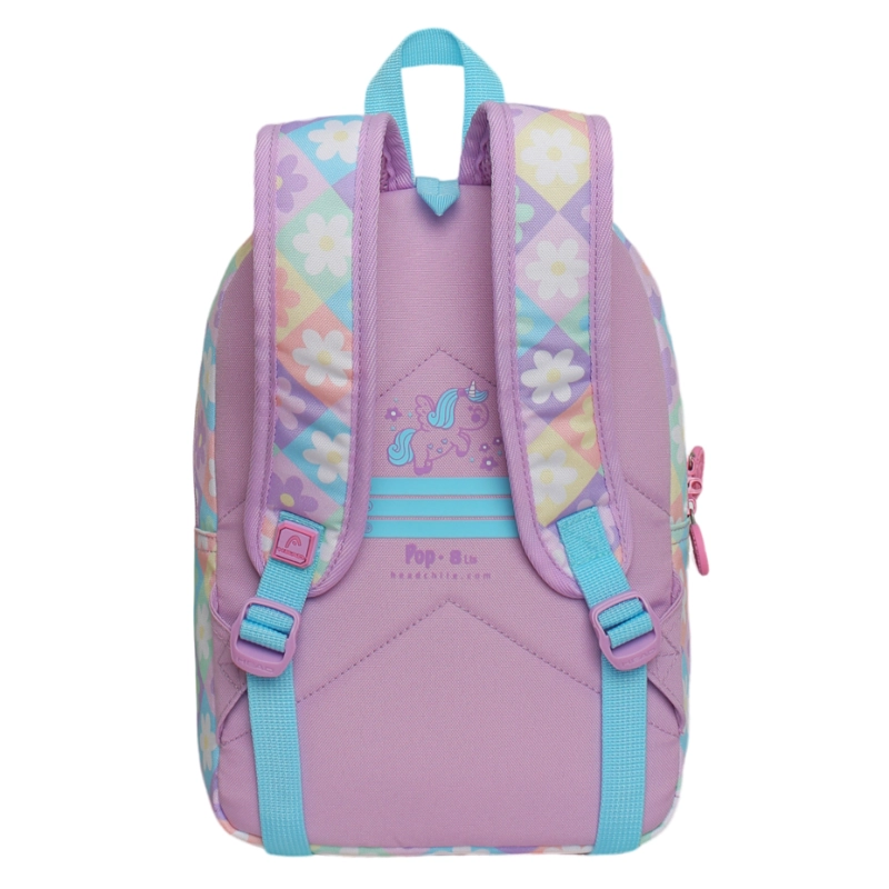 MOCHILA INFANTIL NIÑA POP UNICORNIO FLORES LILA HEAD - 5
