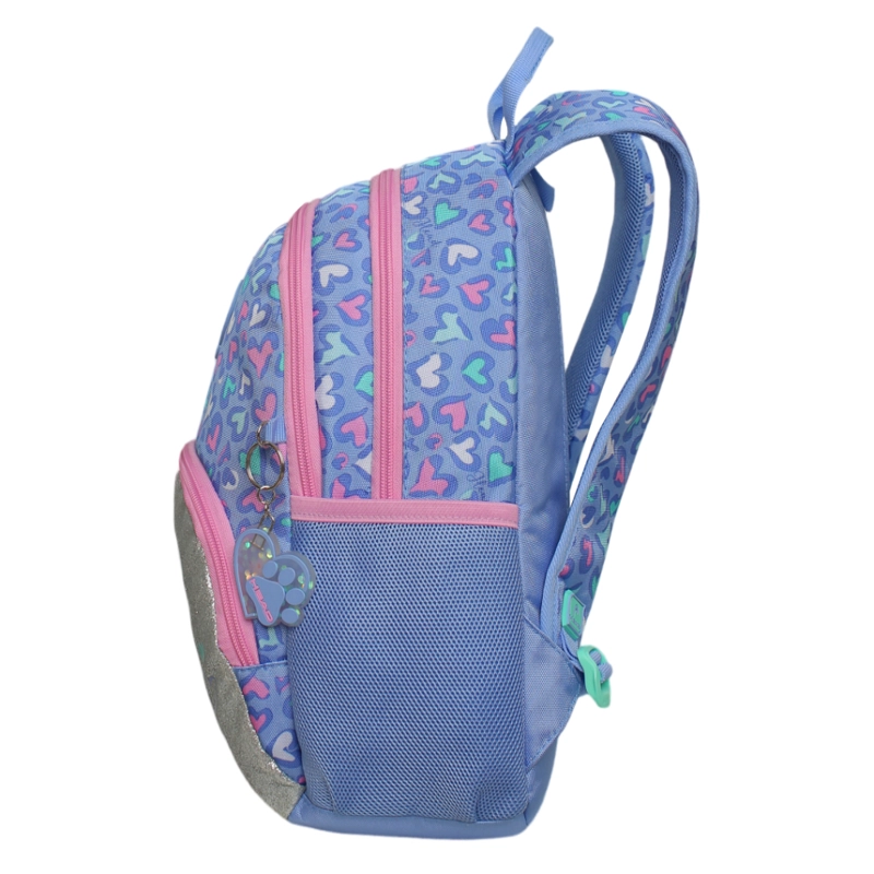 MOCHILA INFANTIL NIÑA GUM GATO CORAZON LILA HEAD - 4