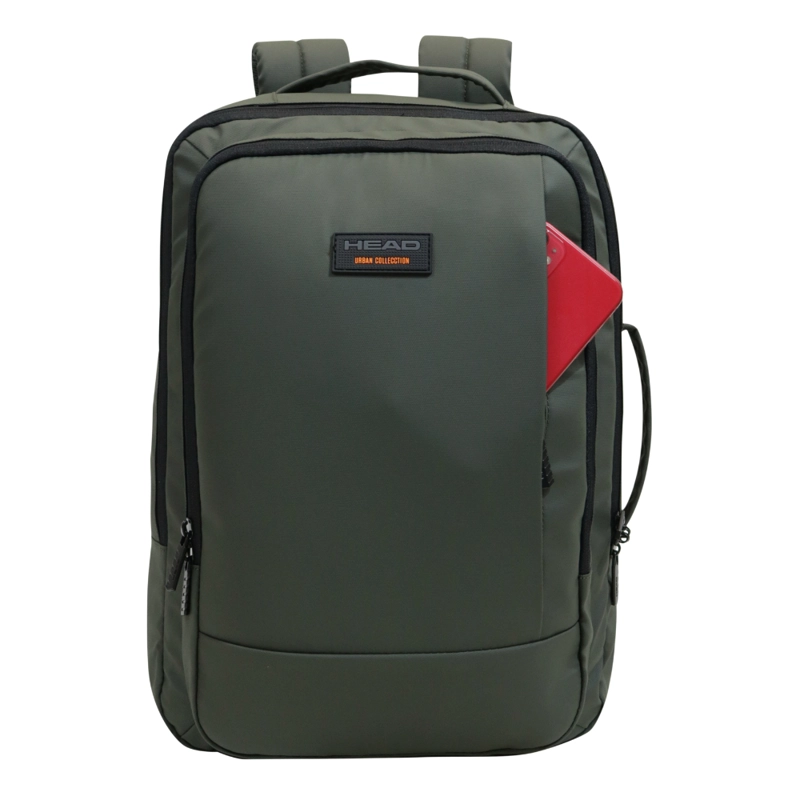 MOCHILA EJECUTIVA EXPANDIBLE TRIP REVERSE VERDE MILITAR HEAD - 3