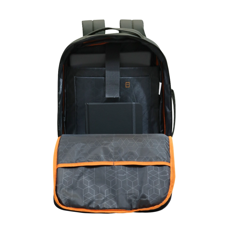 MOCHILA EJECUTIVA EXPANDIBLE TRIP REVERSE VERDE MILITAR HEAD - 5