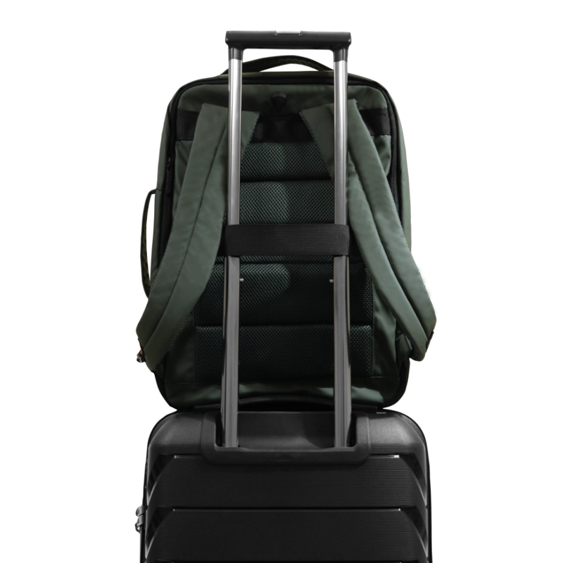 MOCHILA EJECUTIVA EXPANDIBLE TRIP REVERSE VERDE MILITAR HEAD - 7