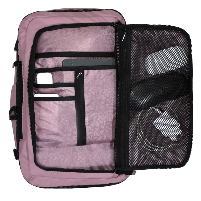 MOCHILA DE VIAJE AROUND REVERSE MALVA CALIDAD HEAD - 3