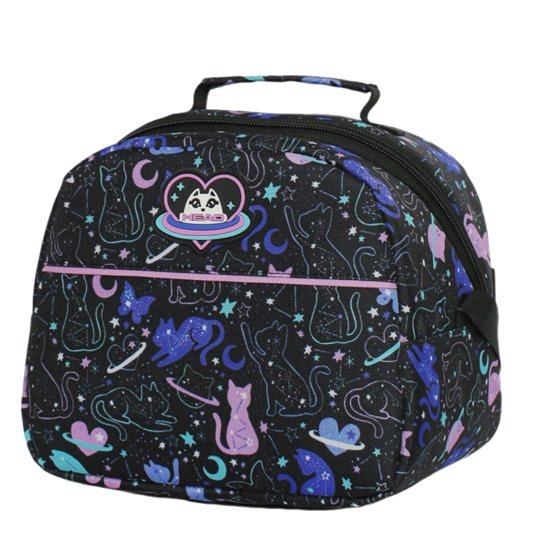PACK COOL ESCOLAR (X3) NIÑA SPACE CAT NEGRO HEAD - 4