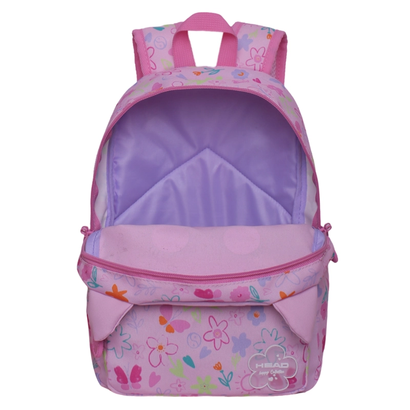 MOCHILA INFANTIL POP GATITO FLOWER ROSADO HEAD - 2