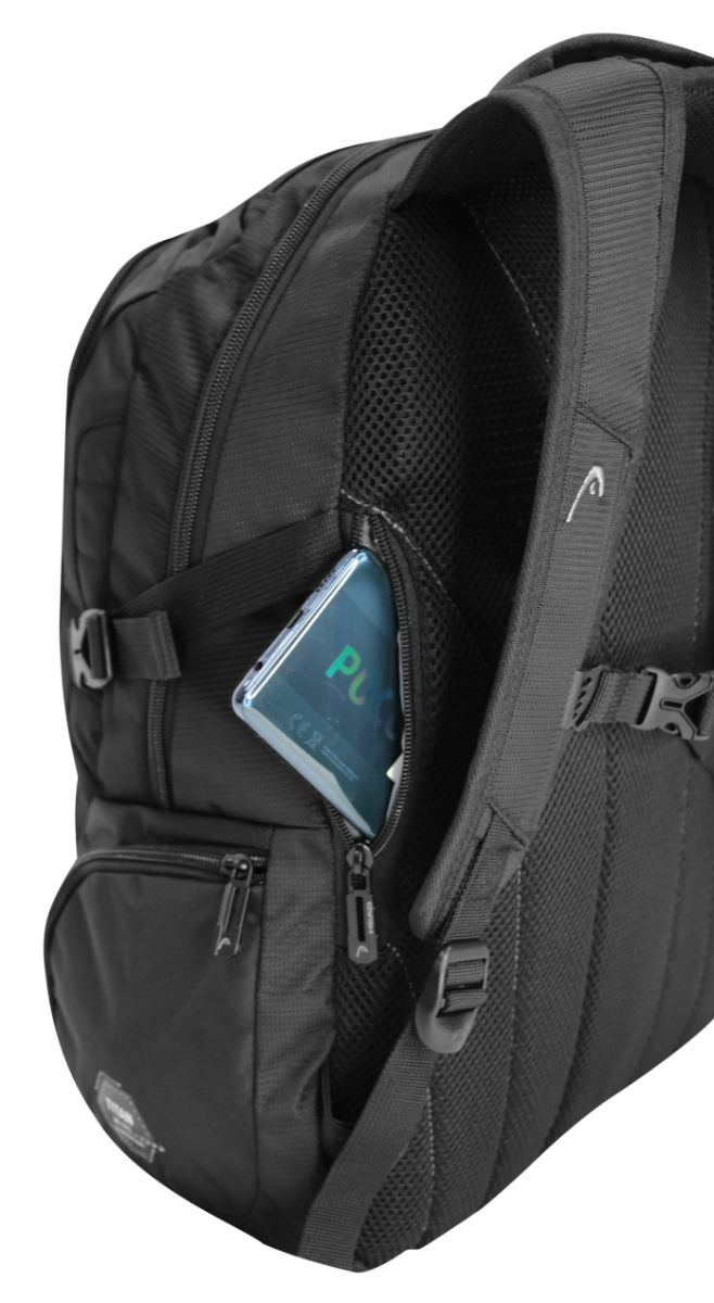 MOCHILA PORTA LAPTOP TITAN USB NEGRA HEAD - 6