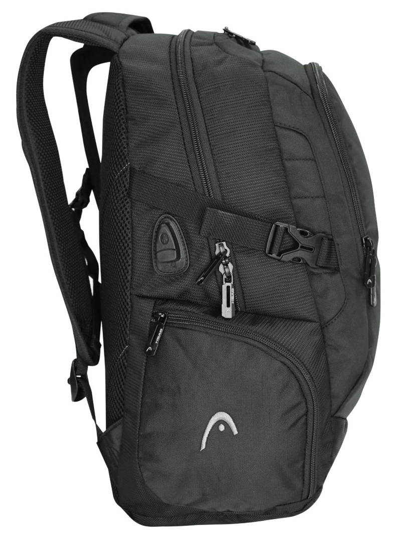 MOCHILA PORTA LAPTOP TITAN USB NEGRA HEAD - 8
