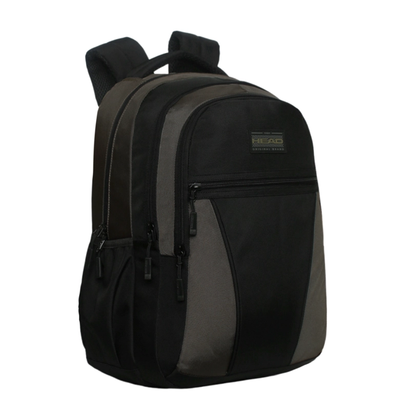 MOCHILA NOTEBOOK CAMRY VERDE MILITAR NEGRO HEAD - 1