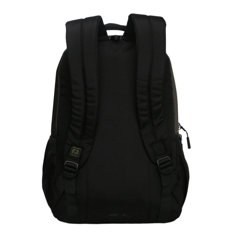 MOCHILA NOTEBOOK CAMRY VERDE MILITAR NEGRO HEAD - 5