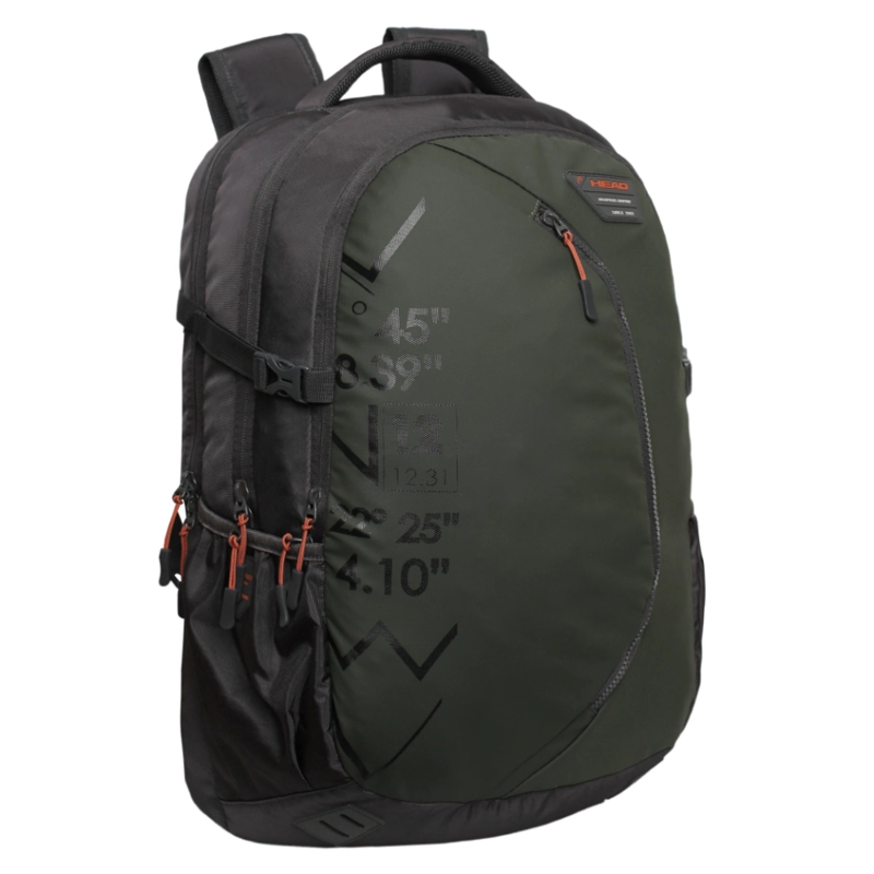 MOCHILA CON COBERTOR LLUVIA STARIA REVERSE VERDE MILITAR HEAD - 1