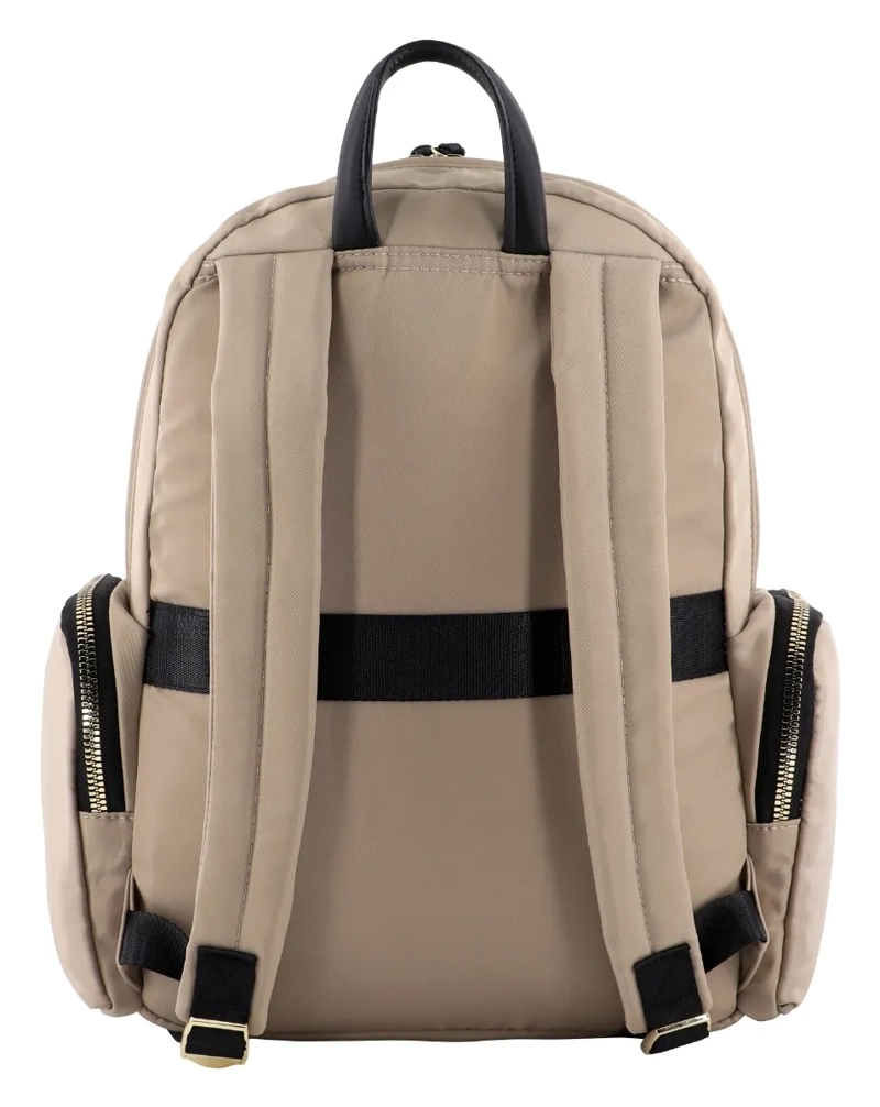 MOCHILA GOLD EJECUTIVA TACHAS BEIGE MUJER HEAD - 2