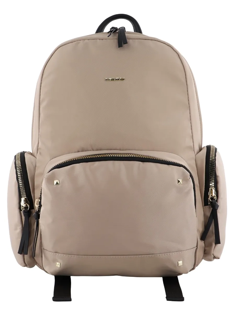 MOCHILA GOLD EJECUTIVA TACHAS BEIGE MUJER HEAD - 5
