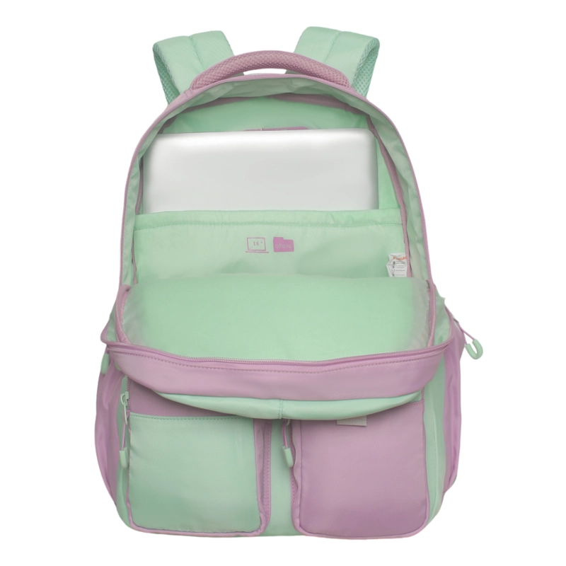 MOCHILA MUJER KAWAII TWIST BLOCK MENTA HEAD - 3