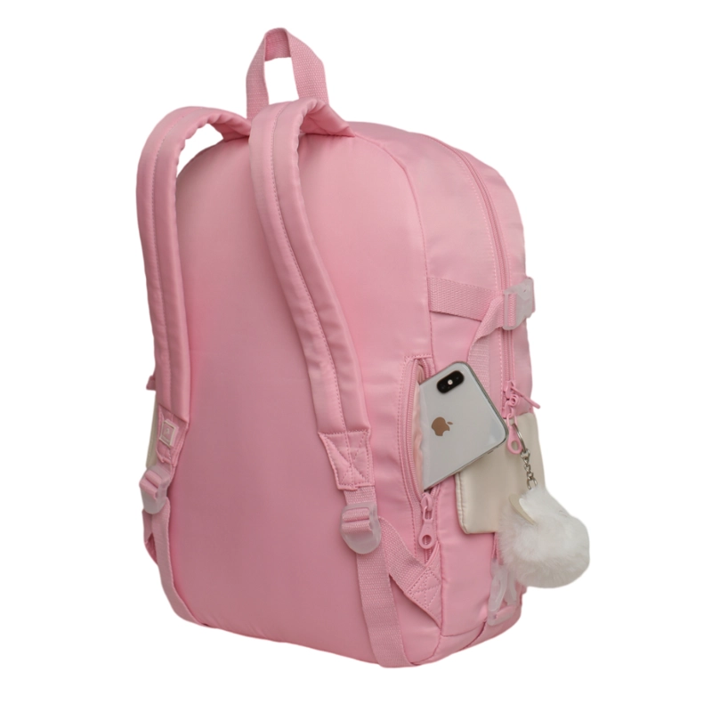 MOCHILA MUJER KAWAII FUSION GLITTER ROSADO HEAD - 4