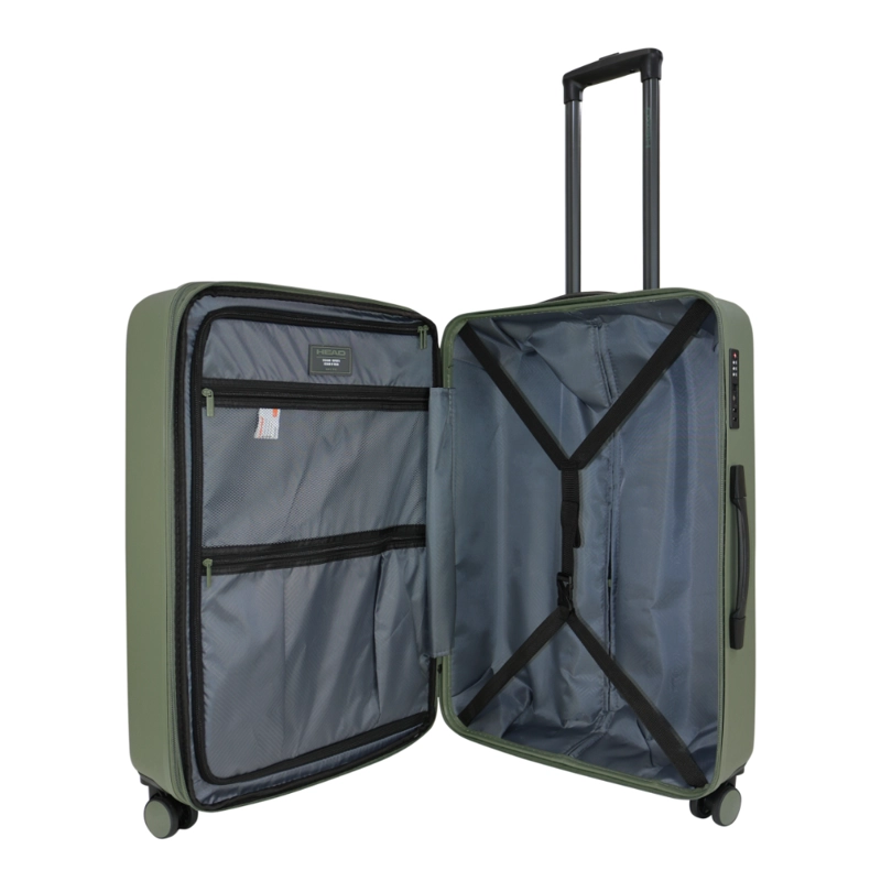 MALETA TORONTO M EXPANDIBLE Y TSA VERDE OLIVO HEAD - 3