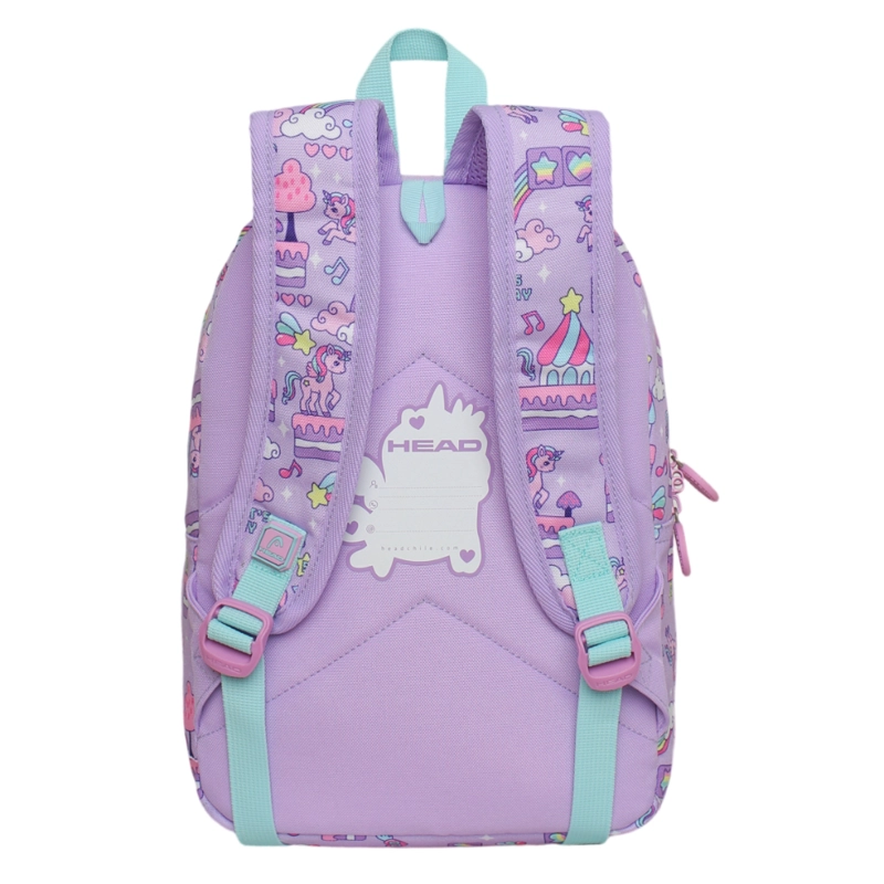 MOCHILA INFANTIL NIÑA POP UNICORNIO LILA HEAD - 5