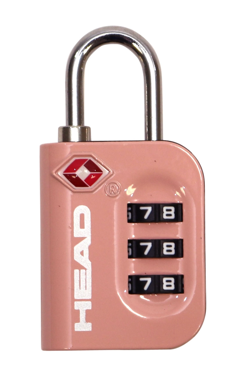 CANDADO VIAJE METALICO TSA ROSE GOLD HEAD - 2