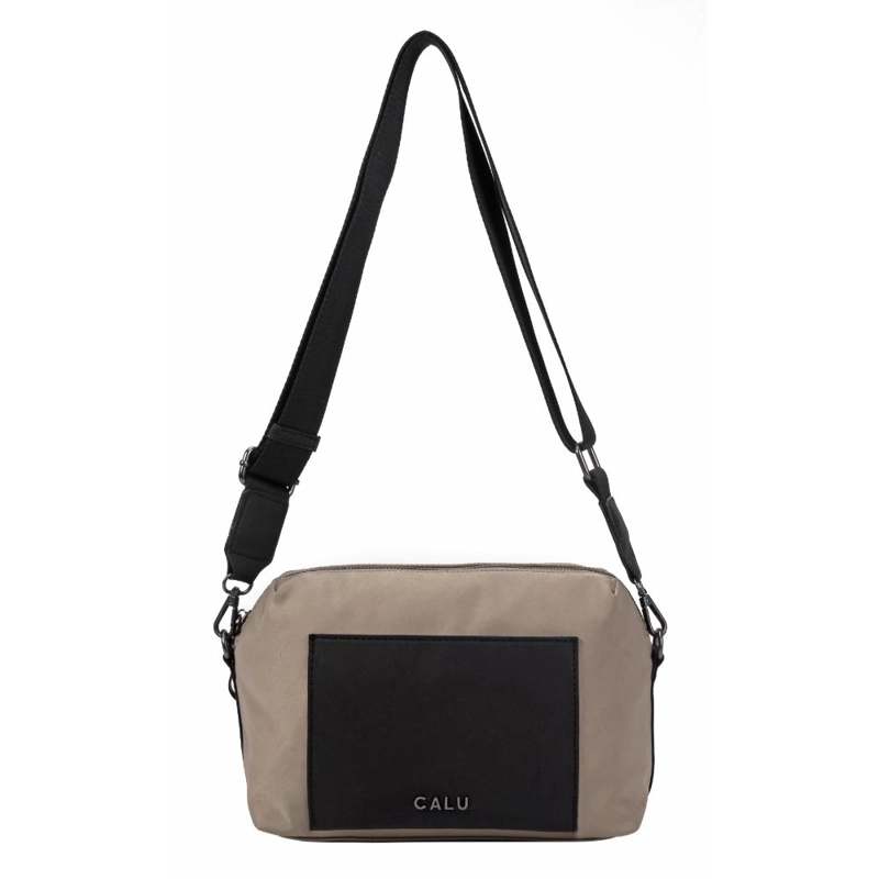 CARTERA BANDOLERA CRUZADA MUJER FIONA BEIGE CALU - 3