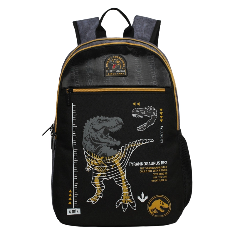 MOCHILA INFANTIL NIÑO BALLOON DINO GRIS HEAD - 2