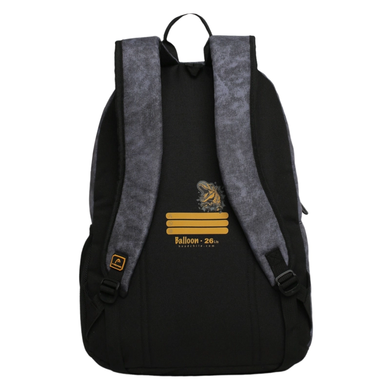 MOCHILA INFANTIL NIÑO BALLOON DINO GRIS HEAD - 5