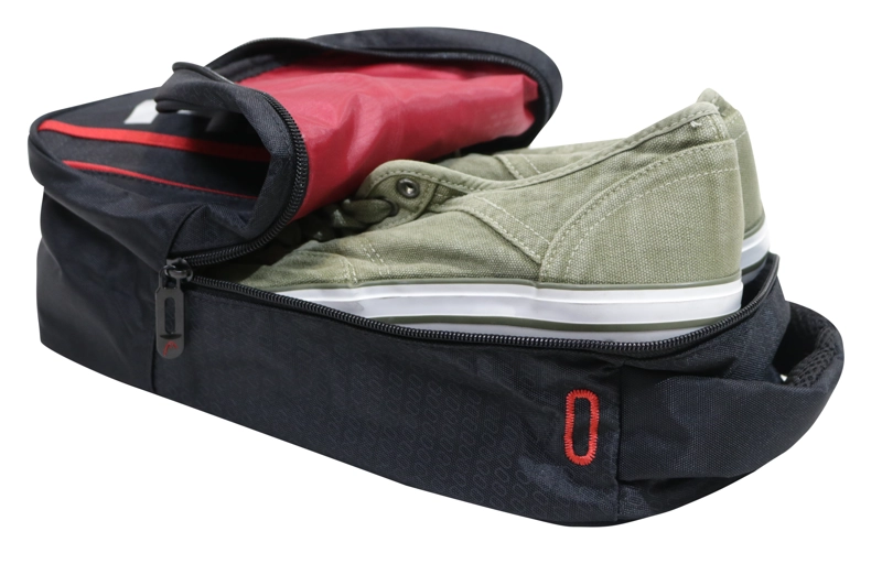 BOTINERO BOLSO COMBAT 8 NEGRO ROJO HEAD - 3
