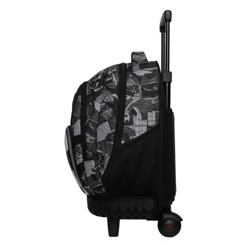 MOCHILA CON RUEDAS INFANTIL NEW KODIAC PELOTA NEGRO HEAD - 3
