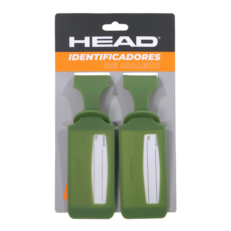 TAG IDENTIFICADOR ETIQUETA DE MALETA TRAVEL ID VERDE HEAD - 1