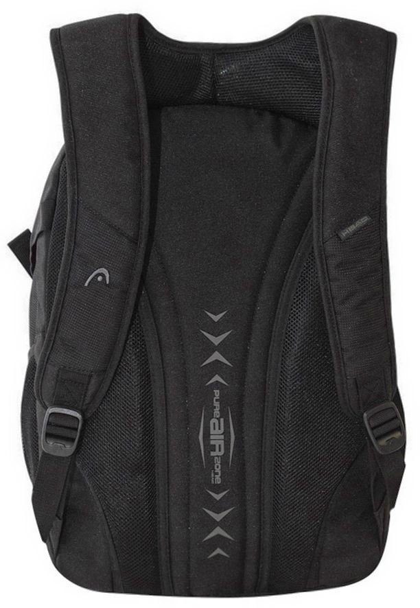 MOCHILA PORTA LAPTOP SAHARA NEGRO PLATA HEAD - 5